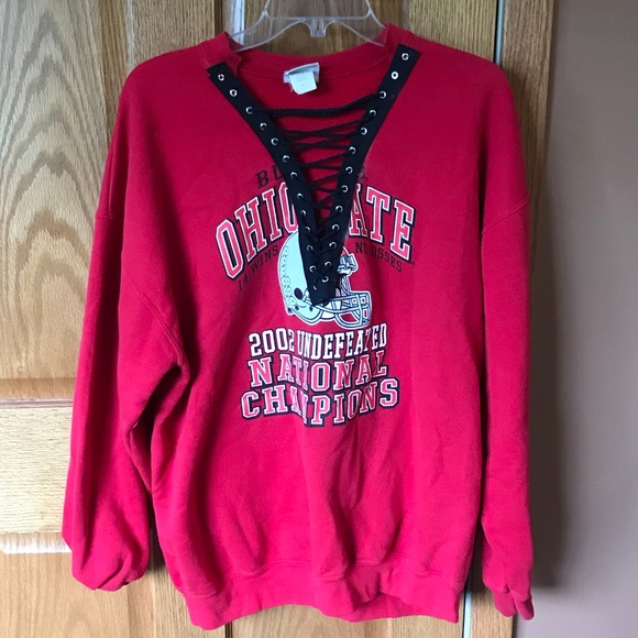 Lee Tops - Ohio State cross top sweatshirt!